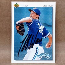 1992 Upper Deck #323 Jeff Ware SIGNED Toronto Blue Jays Autographed Card - €1,67 EUR