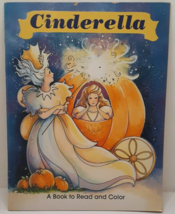 CINDERELLA   A Book to Read and Color by Watermill Press Vintage 1987 - £8.28 GBP