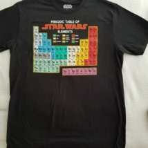 STAR WARS Periodic Table of Elements Graphic T-Shirt, 100% Cotton - £7.97 GBP