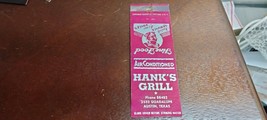 vintage matchbook cover Hanks Grill - $2.90