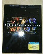 STAR WARS The Force Awakens 2 disc Ford Fisher Ridley Poe Rey NEW Sealed - £19.92 GBP