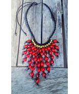 Huayruros Macrame Necklace - $45.00