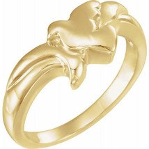 Authenticity Guarantee 
14K Yellow Gold Holy Spirit Dove Ring - £704.33 GBP+