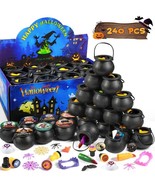 240Pcs Halloween Party Favors for Kids 24 Pack Mini Witch Cauldron Prefi... - €34,01 EUR