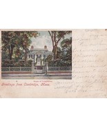 Cambridge Massachusetts MA Longfellow Home 1903 UDB Boston Roxbury Postc... - €2,59 EUR