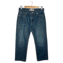 Levis Jeans Mens 34X28 16 Husky 505 Regular Straight Leg Classic Medium ... - $19.79