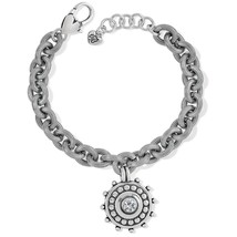 Brighton women&#39;s pebble dot medali chain bracelet in Silver - size One Size - £51.06 GBP