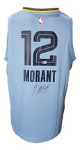 Ja Morant Signed Memphis Grizzlies Light Blue Fanatics L Basketball Jers... - £455.27 GBP