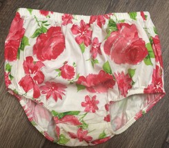 Girls 18 Month Diaper Cover Pink Roses And Flowers Super Cute! - £6.14 GBP