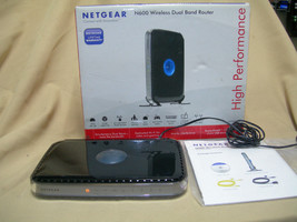 Netgear N600 Dual Band Wi-Fi Router - WNDR3400-100NAS Used - £15.78 GBP