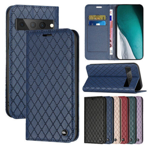 For Google Pixel 7/7 Pro Case Magnetic Leather Wallet Flip  Cover