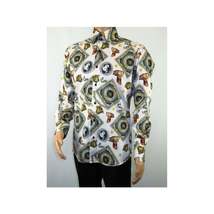 Mens Sports Dress Shirts By AXXESS From Turkey 100% Egyptian Cotton 622-12 White image 9