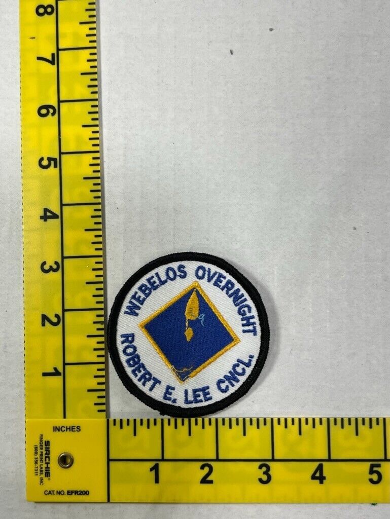 Webelos Overnight Robert E. Lee Council BSA Patch - $9.90