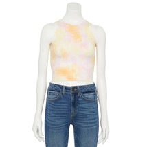SO® Racerback Tank Crop Top ORANGE TIE DYE Women&#39;s Jr Sz XL NWT MSRP$20 - $215.23 MXN