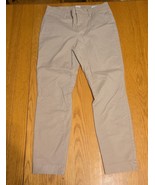 Womens Gap signature skinny ankle straight leg khaki pants size 6 - £9.80 GBP