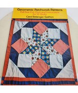 Vintage 1975 Geometric Patchwork Patterns Quilting Pattern Magazine Guide - $15.16 CAD