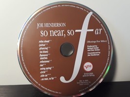 Joe Henderson - So Near, So Far (Musings For Miles) (CD, 1993, Verve) Disc Only - £4.75 GBP