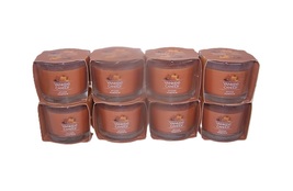 Yankee Candle Spiced Pumpkin Mini Candle 1.3 oz Lot of 8 - £34.07 GBP