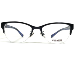 Coach Eyeglasses Frames HC 5078 9255 Black Blue Tortoise Cat Eye Round 5... - $65.23