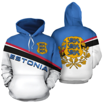 Estonia Country Flag Hoodie Adults And Youth - $55.99