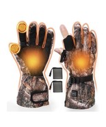 Hunting Heated Gloves for Men, 7.4V 3400mAh Rechargeable Touch Screen Co... - $108.53 CAD