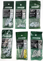 Crown Bolt Machine Screws Nuts Various Sizes 4 8 10 12 Fasteners Lot of ... - £9.49 GBP