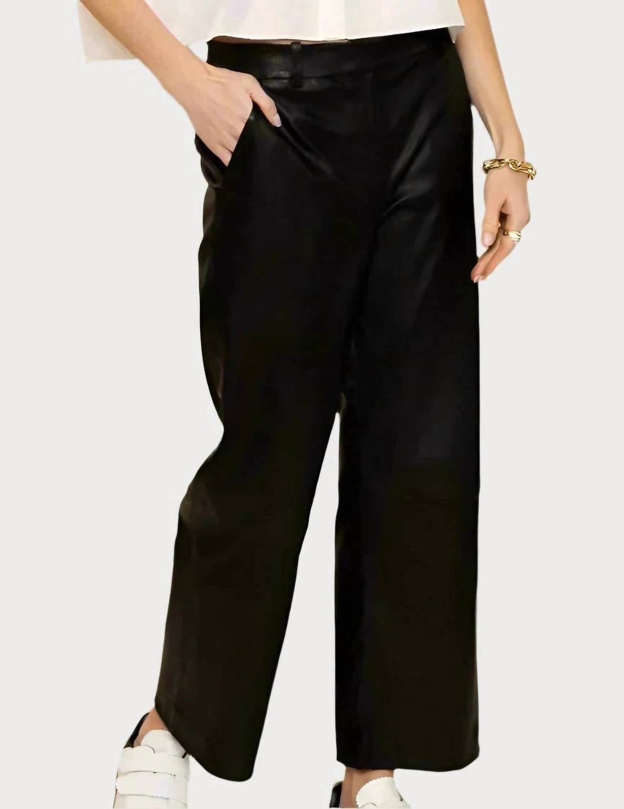 Sprwmn cropped baggy leather trousers size L - $536.58