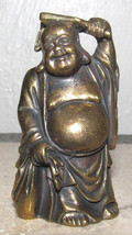 Vintage Brass Oriental Standing Buddha Collectible Statue - £35.38 GBP