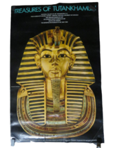 Exhibition Posters TREASURES OF TUTANKHAMUN Original Poster 1976 MET New... - $49.45