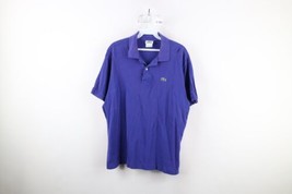 Vintage 90s Lacoste Mens FR 6 US XL Distressed Croc Logo Collared Polo Shirt - £27.66 GBP