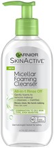 Garnier SkinActive Micellar Foaming Face Wash- For Oily Skin- 6.7 fl oz - £25.57 GBP