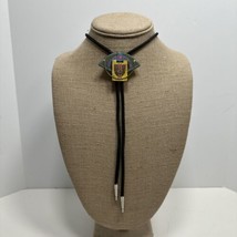 Vintage 1990&#39;s Artist Made and Signed Bolo Tie Laura? - $24.95