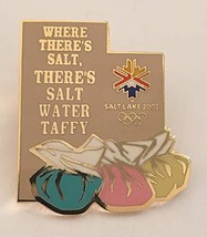 2002 Salt Lake City Winter Olympics Salt Water Taffy Pin - £22.33 GBP