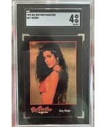 1993 Big Brother Magazine Amy Weber Trading Card SGC 4 Actress WWE - $908.91 MXN