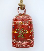 Vintage Swiss Cow Bell Metal Decorative Emboss Hand Painted Farm Animal BELL509 - £58.25 GBP