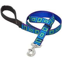 LupinePet Originals 1&quot; Sea Glass 6-Foot Padded Handle Leash for Medium and - £22.25 GBP