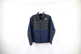 The North Face Boys Large Spell Out 550 Down Fill Denali Fleece Jacket Blue - $49.45