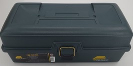 Plano One Tray Tackle Box, Dark Green Metallic -No Handle - Use Nylon Rope - £16.53 GBP