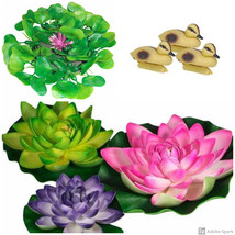 Pond Decor Value Pack, Includes Floating Lilies, Hyacinth &amp; Ducklings - $42.52