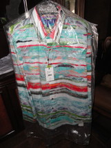 Robert Graham Bedouins Long Sleeve Shirt Size Medium New with Tags - £193.89 GBP