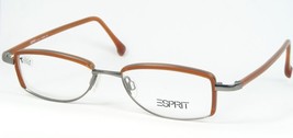 ESPRIT 9155 COLOR-035 BROWN /SILVER-GREY EYEGLASSES GLASSES FRAME 49-16-... - $20.79