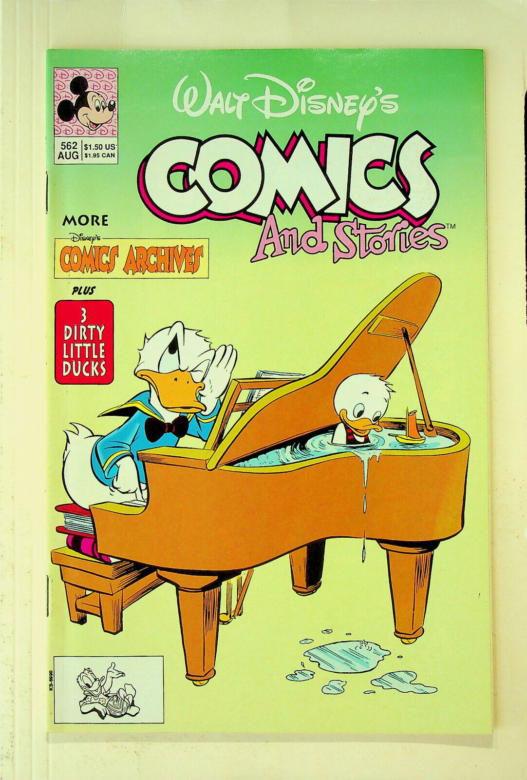 Walt Disney's Comics and Stories #562 (Aug 1991, Gladstone) - Near Mint - $4.99