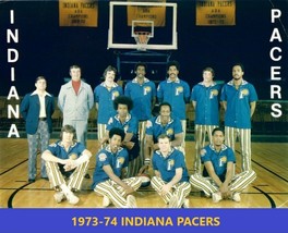 1973-74 INDIANA PACERS 8X10 TEAM PHOTO BASKETBALL PICTURE ABA - £3.88 GBP