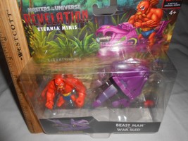 Masters of the Universe Revelation Beast Man and War Sled Eternia Minis Vehicle - $6.92