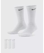 Nike Everyday Unisex Dri-FIT  3 Pairs Cotton Cushioned Crew Socks size:L... - $20.29 CAD