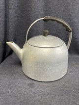 Wear Ever Vintage Tea Pot Kettle Large 1 Gallon Aluminum - Art Deco - No Leaks - £25.53 GBP