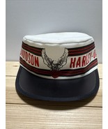 Vintage Harley Davidson Painters Hat Eagle  Hat Adjustable Rare Stripes ... - $2,377.27 MXN