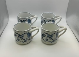 Set of 4 BLUE DANUBE Coffee Mugs Made in Japan - £78.17 GBP