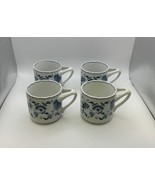 Set of 4 BLUE DANUBE Coffee Mugs Made in Japan - £79.00 GBP