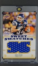 2010 UD Upper Deck Sweet Spot Sweet Swatches SSW20 Donald Brown Jersey RC Rookie - £2.65 GBP